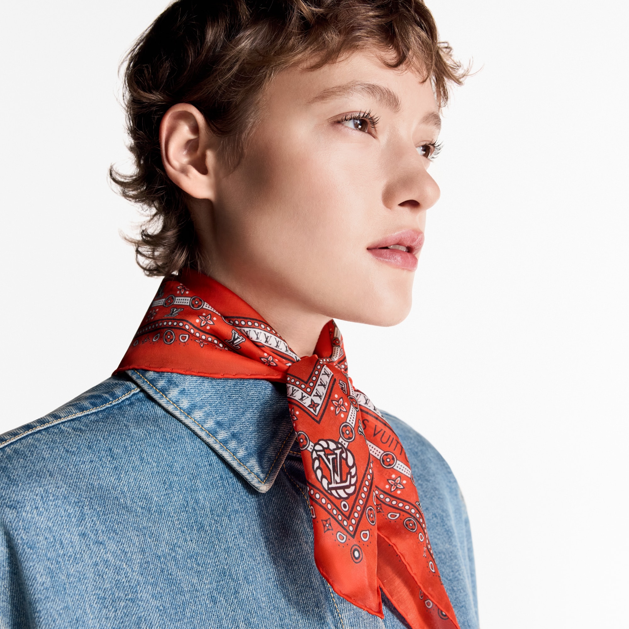 LV Bandana Square 55 S00 in Women