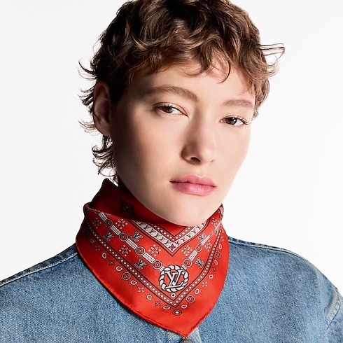 LV Bandana Square 55 S00 in Women's Accessories Silk Squares and Bandeaux collections by Louis Vuitton (Product zoom)