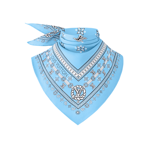 LV Bandana Square 55 S00 in Women's Accessories Silk Squares and Bandeaux collections by Louis Vuitton (Product zoom)