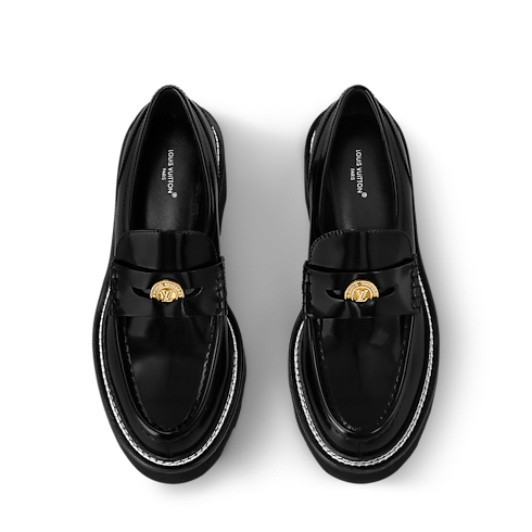 LV Beaubourg Loafer in Women's Shoes Loafers and Ballerinas collections by Louis Vuitton (Product zoom)