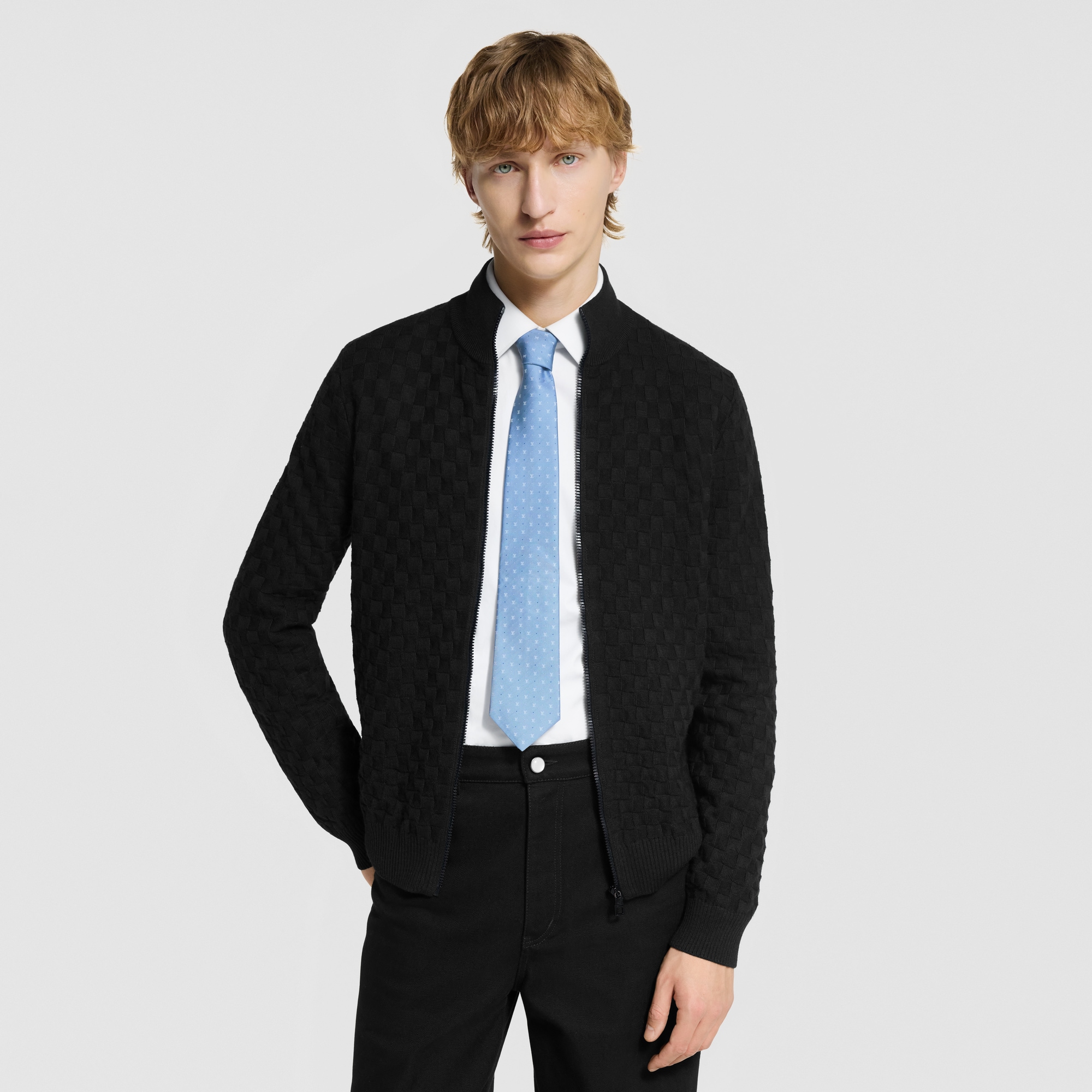 LV Blason Dots Tie S00 in Men
