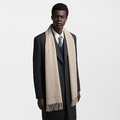 LV Blason Embroidered Scarf S00 in Men's Accessories Scarves collections by Louis Vuitton (Product zoom)