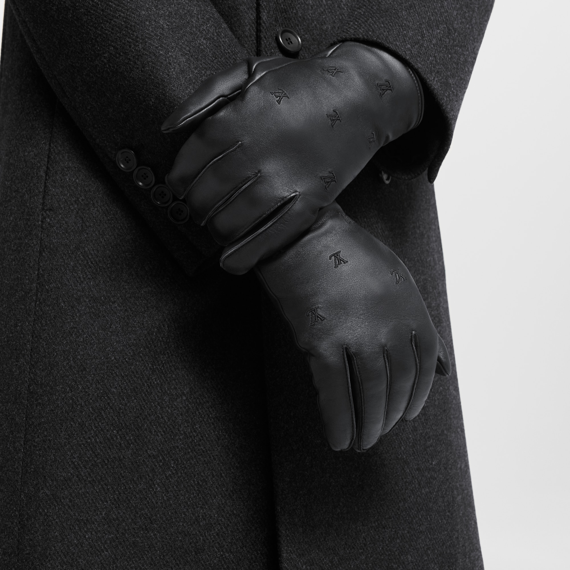 LV Blason Gloves S00 in Men