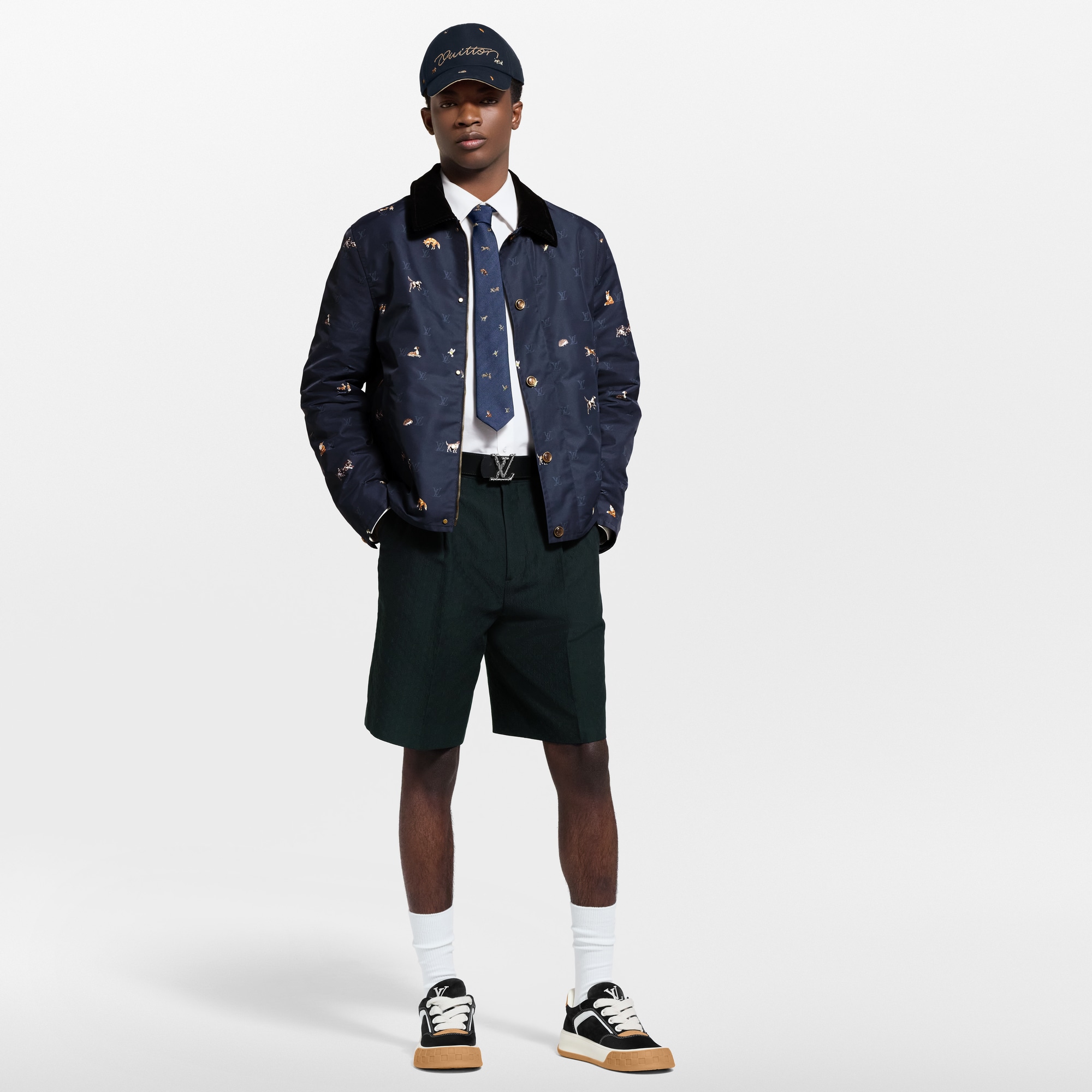 LV Blason Padded Jacket  in Men