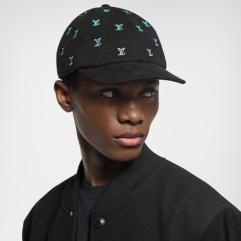 LV Blason Shading Denim Cap S00 in Men's Accessories Hats, Beanies and Gloves collections by Louis Vuitton (Product zoom)