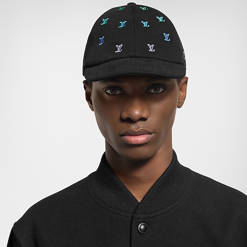 LV Blason Shading Denim Cap S00 in Men's Accessories Hats, Beanies and Gloves collections by Louis Vuitton (Product zoom)