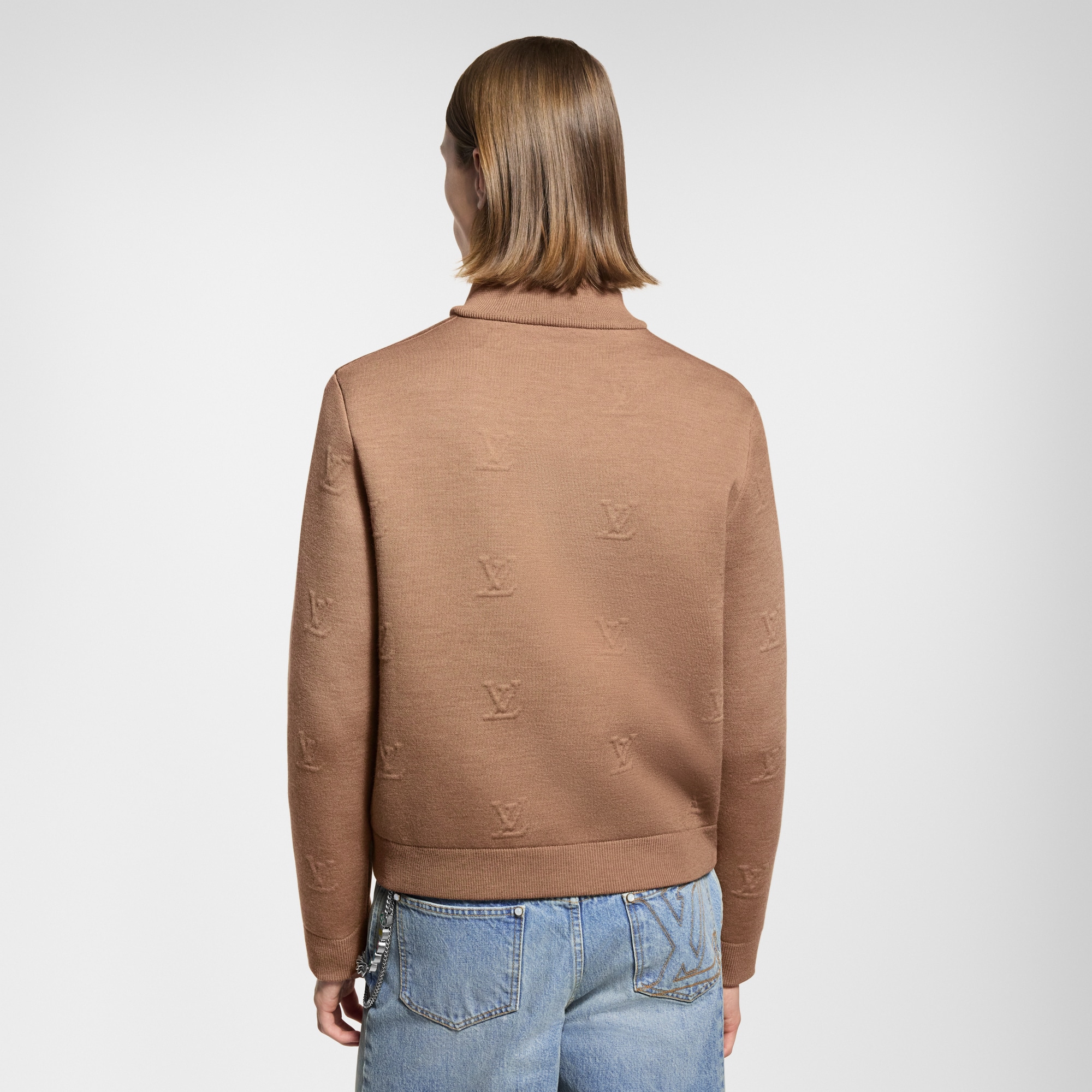 LV Blason Zipped Blouson  in Men