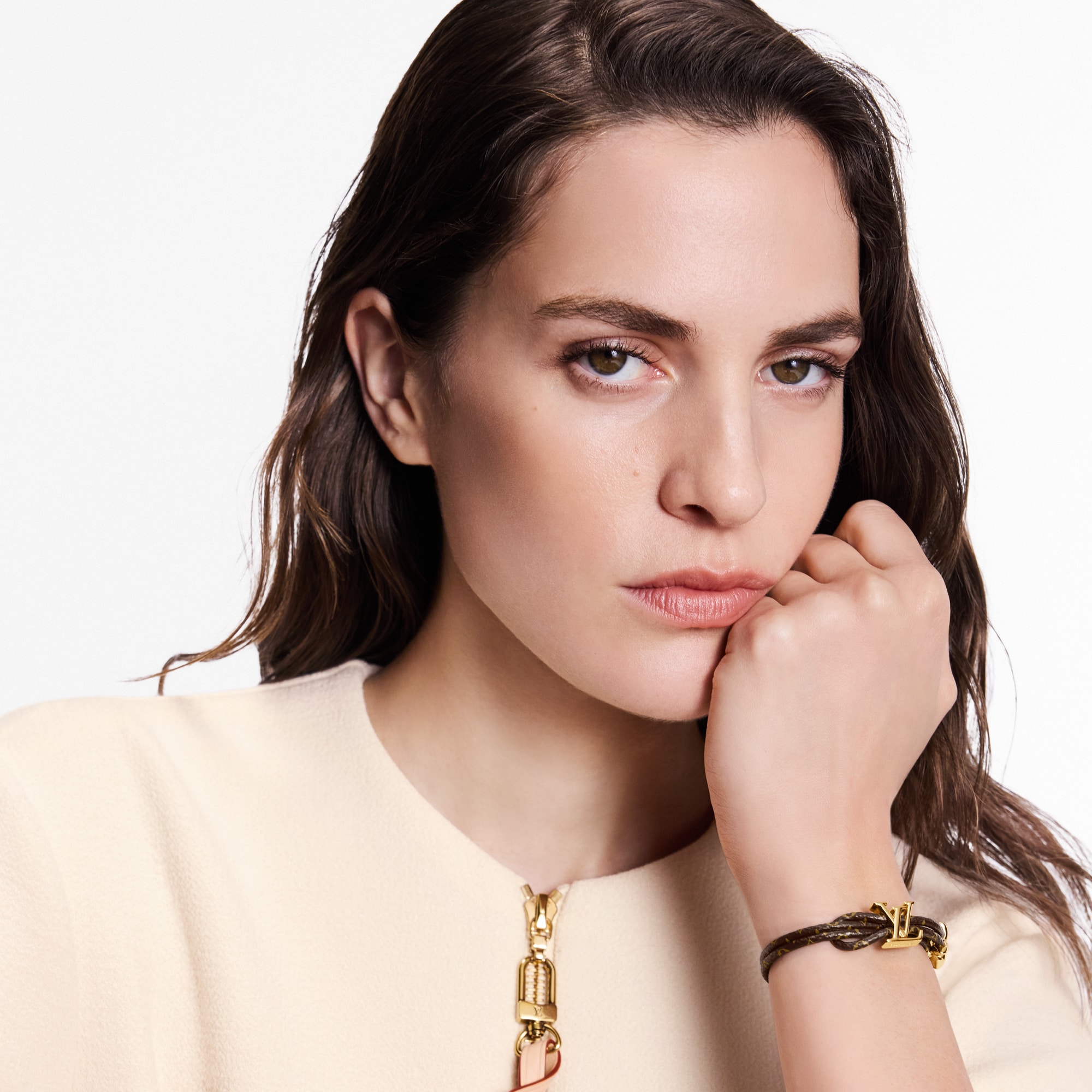 LV Bloom Bracelet Other Leathers in Women