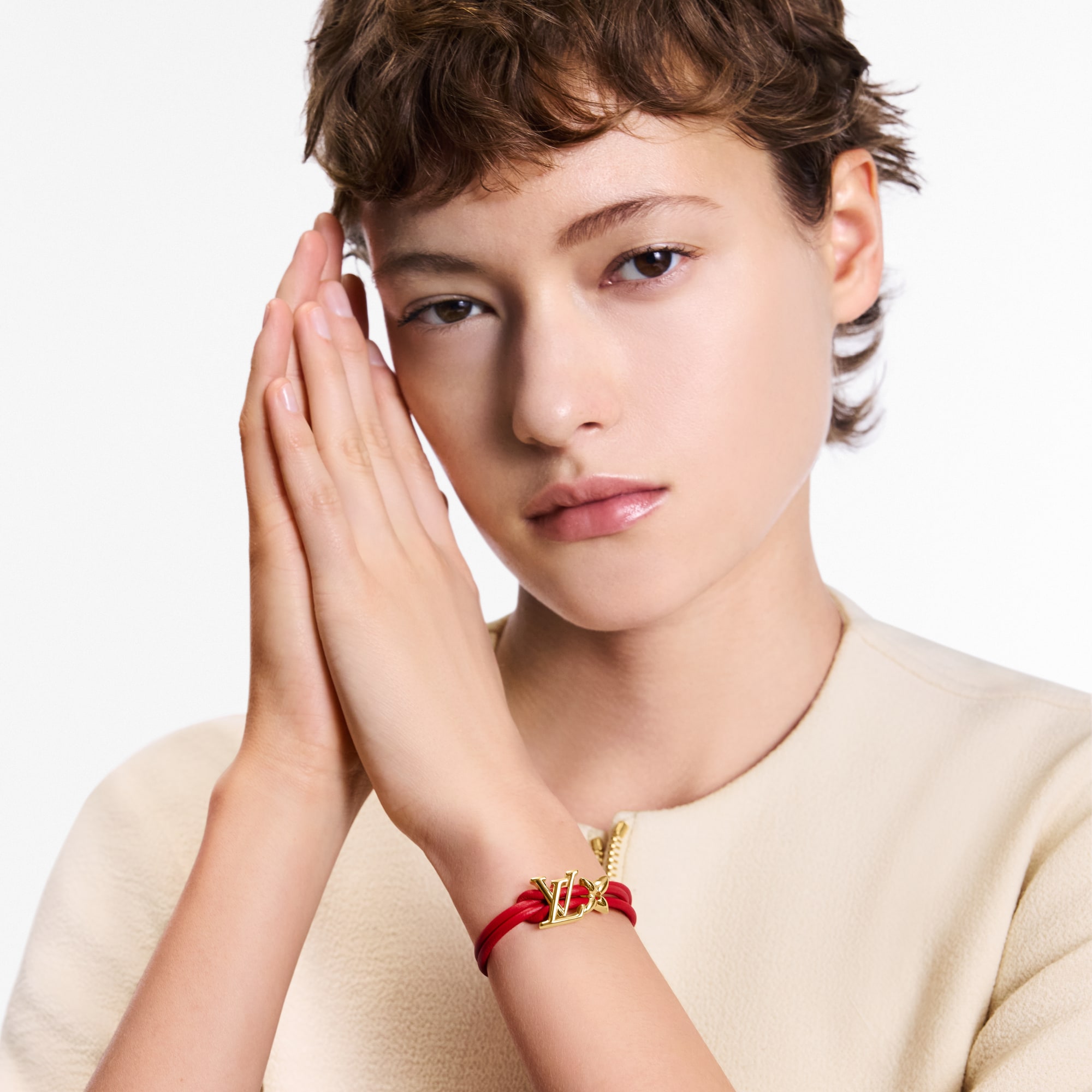 LV Bloom Bracelet Other Leathers in Women