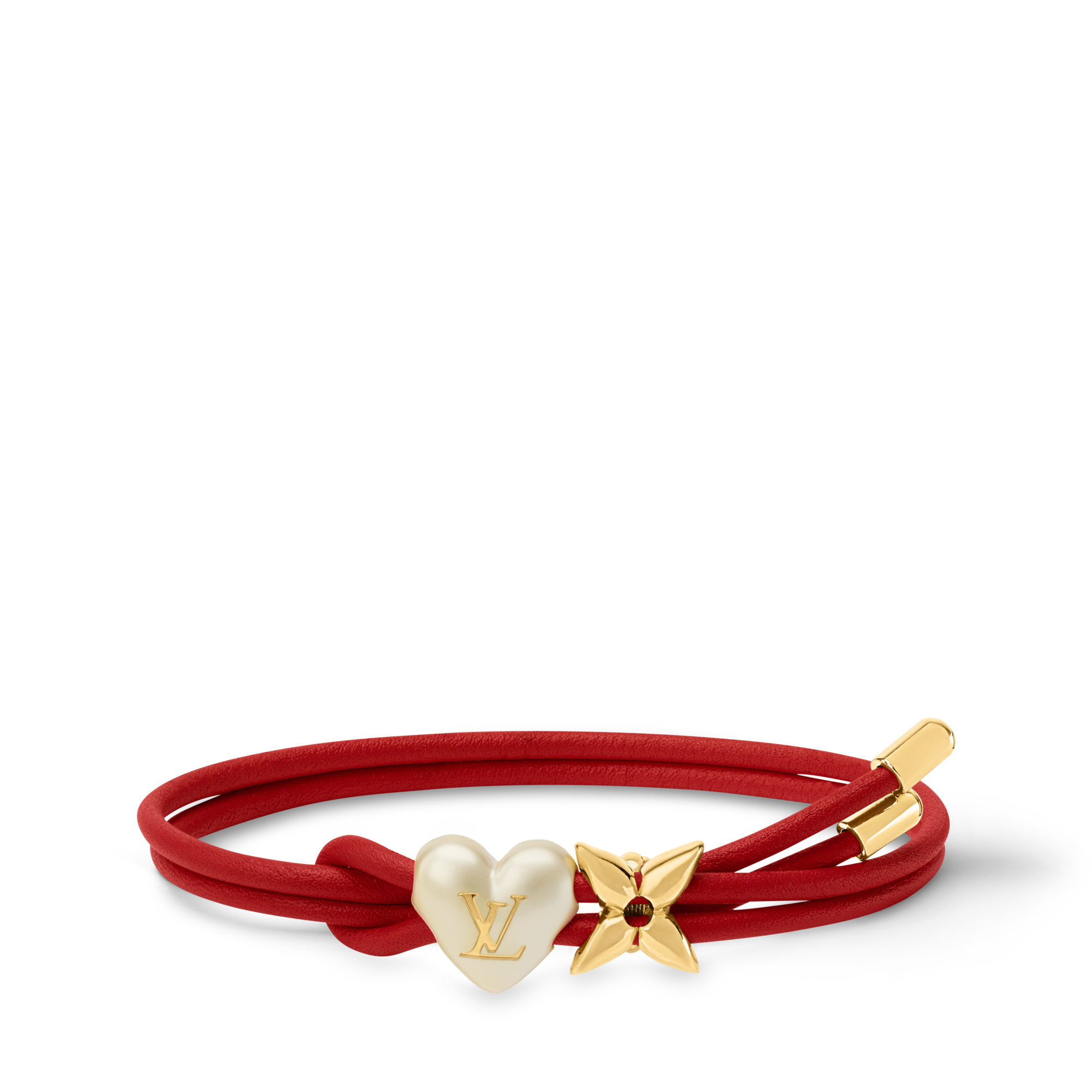 LV Bloom Pearl Heart Bracelet - Fashion Jewellery M4719Z | LOUIS 