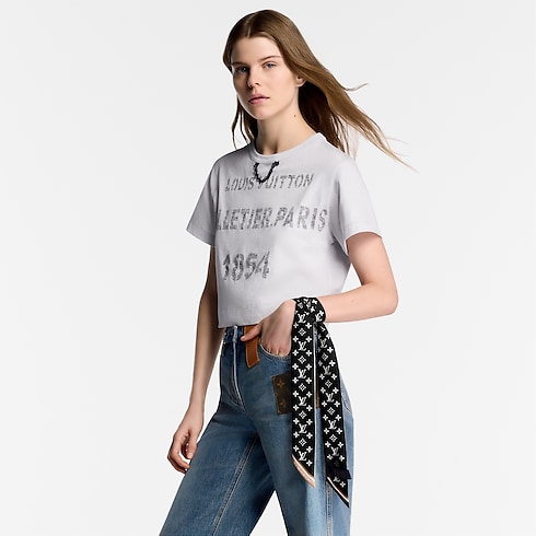 LV Bow BB Bandeau S00 in Women's Accessories Silk Squares and Bandeaux collections by Louis Vuitton (Product zoom)