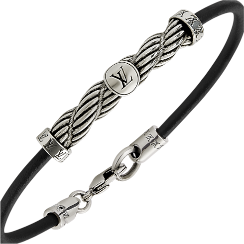 LV Braids Leather Bracelet Other Leathers in Men's Accessories All Accessories collections by Louis Vuitton (Product zoom)