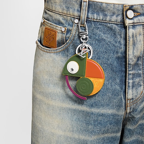 LV Chameleon Key Holder and Bag Charm S00 in Men's Accessories Key Holders and Bag Charms collections by Louis Vuitton (Product zoom)