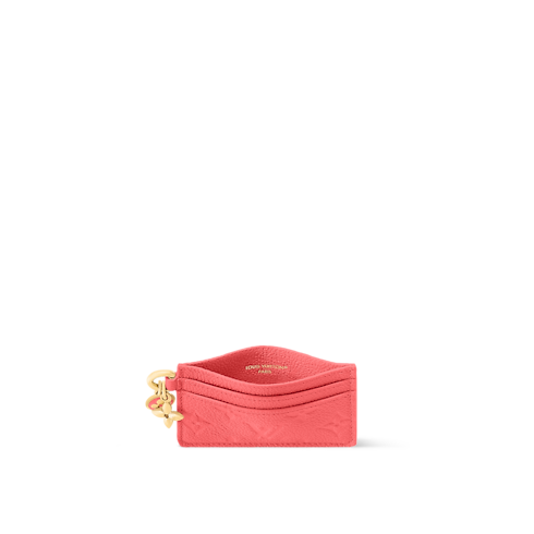 LV Charms Card Holder Monogram Empreinte Leather in Women's Wallets and Small Leather Goods Newness collections by Louis Vuitton (Product zoom)