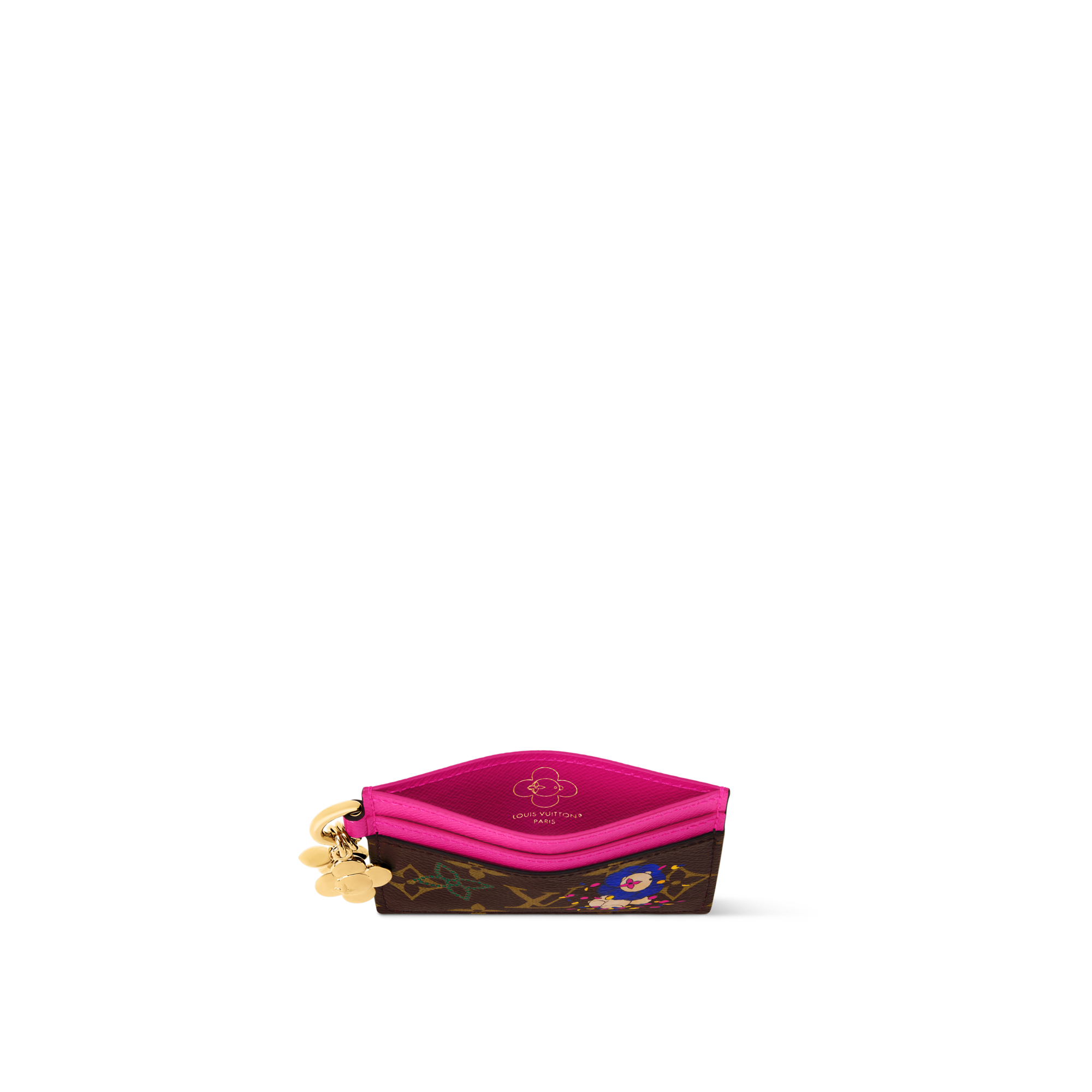 LV Charms Card Holder Monogram Canvas in Women