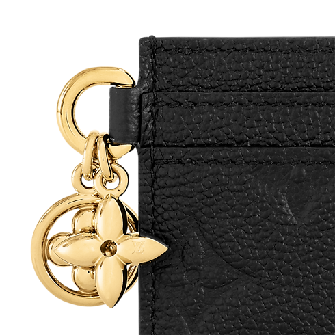 LV Charms Card Holder Monogram Empreinte Leather in Women's Wallets and Small Leather Goods Card Holders and Key Holders collections by Louis Vuitton (Product zoom)
