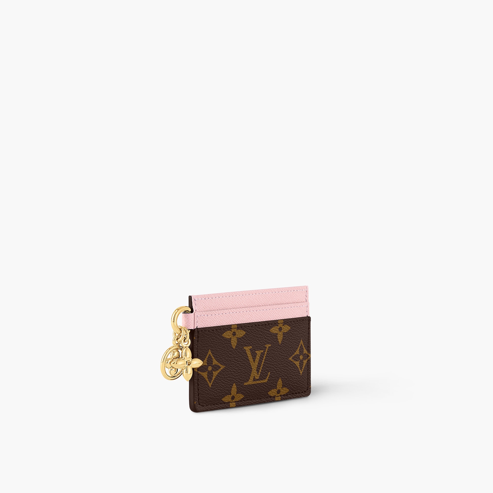 LV Charms Card Holder Monogram Canvas Wallets and Small Leather