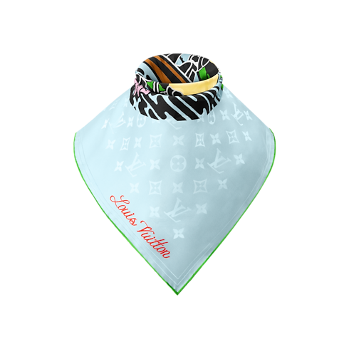 LV City Stamp Bandana S00 in Men's Accessories Silk and Bandanas collections by Louis Vuitton (Product zoom)