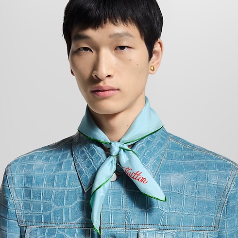 LV City Stamp Bandana S00 in Men's Accessories Silk and Bandanas collections by Louis Vuitton (Product zoom)