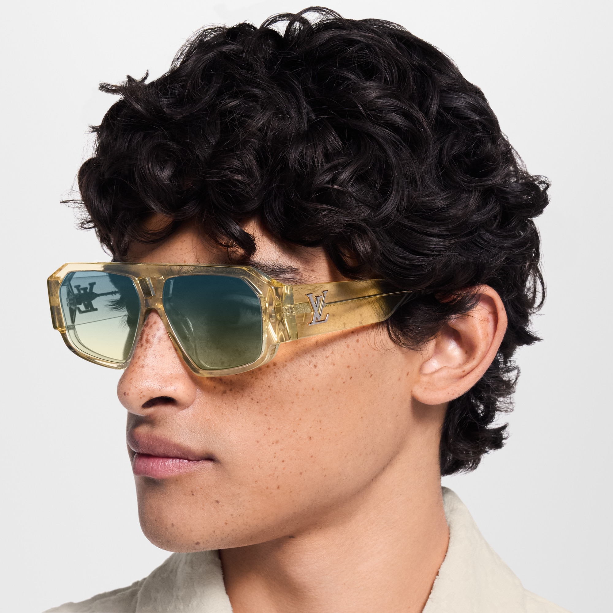 LV Clash Pilot Square Sunglasses S00 in Men