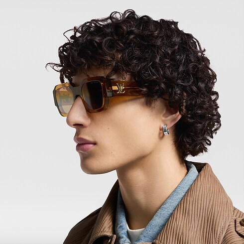 LV Clash Round Square Sunglasses S00 in Men's Accessories Sunglasses collections by Louis Vuitton (Product zoom)