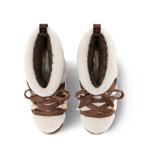 LV Cloud Lace-Up Ankle Boot Sneaker in Women's Shoes Boots and Ankle Boots collections by Louis Vuitton (Product zoom)