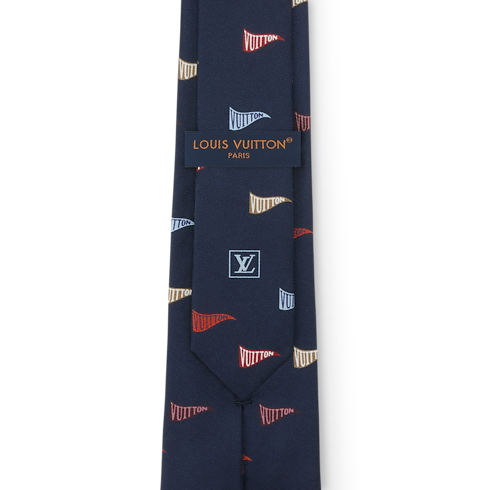 LV Club Flags Tie S00 in Men's Accessories Ties and Pocket Squares collections by Louis Vuitton (Product zoom)