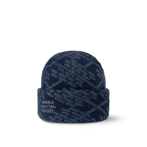 LV Crush Damier Argyle Beanie S00 in Men's Accessories Hats, Beanies and Gloves collections by Louis Vuitton (Product zoom)