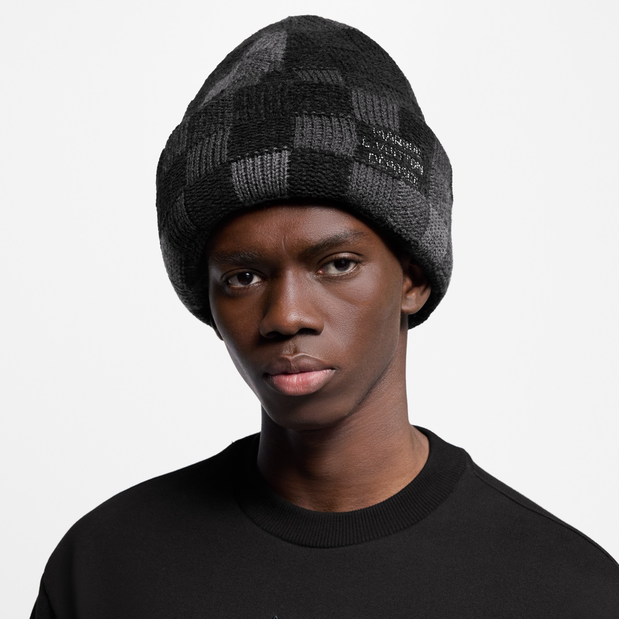 LV Crush Damoflage Beanie S00 in Men