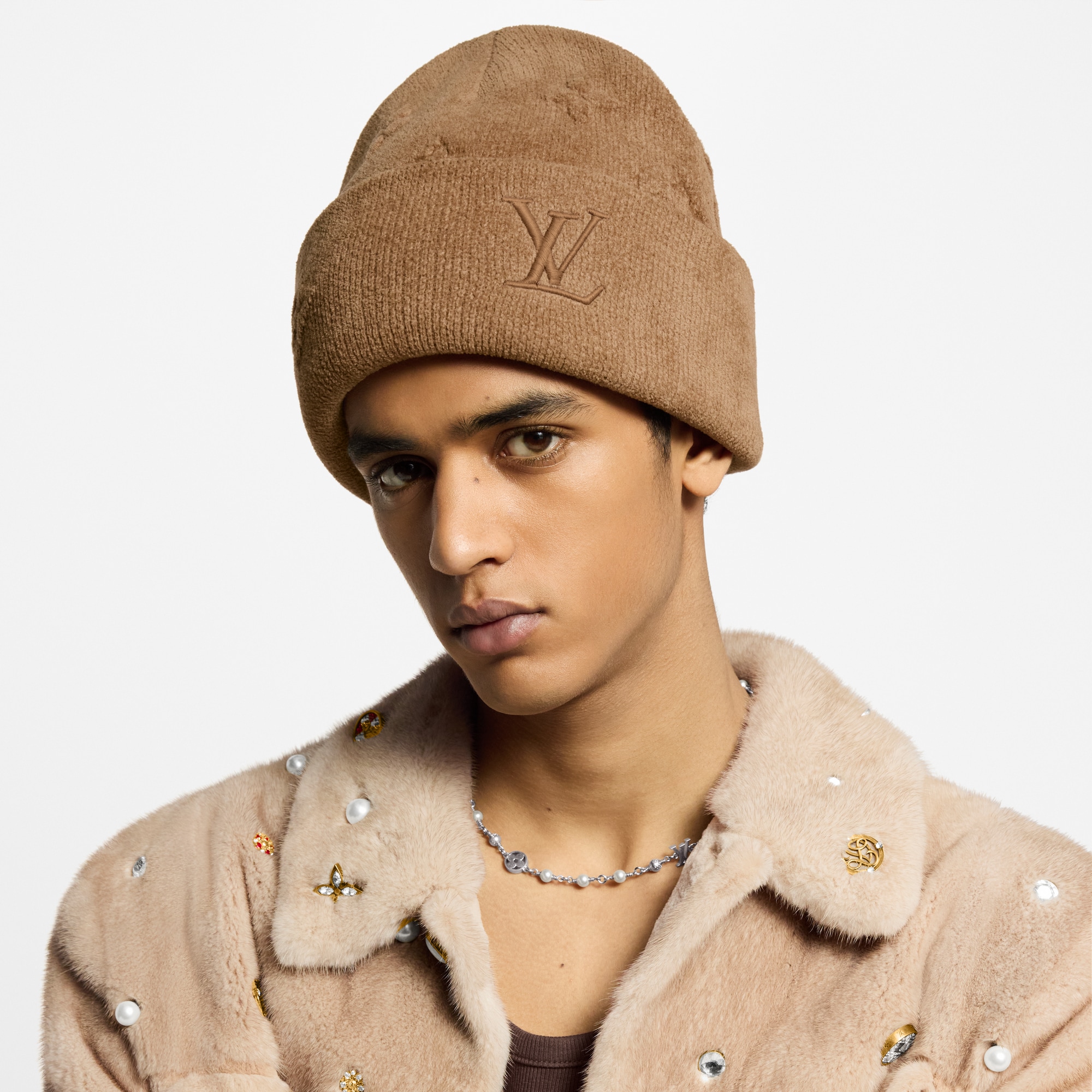 LV Crush Monogram Beanie S00 in Men