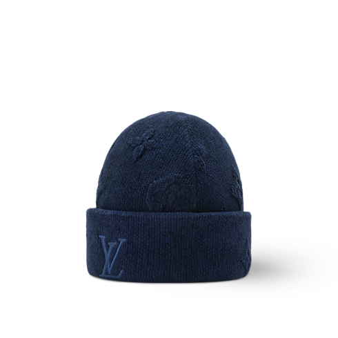 LV Crush Monogram Heritage Beanie S00 in Men's Accessories Hats, Beanies and Gloves collections by Louis Vuitton (Product zoom)