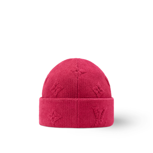 LV Crush Monogram Heritage Beanie S00 in Men's Accessories Hats, Beanies and Gloves collections by Louis Vuitton (Product zoom)