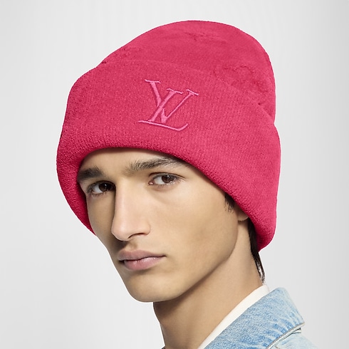 LV Crush Monogram Heritage Beanie S00 in Men's Accessories Hats, Beanies and Gloves collections by Louis Vuitton (Product zoom)