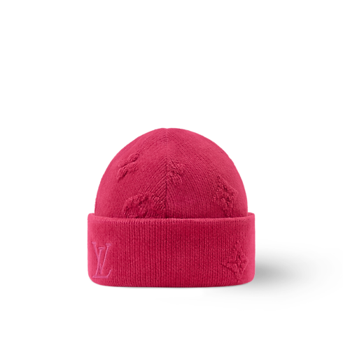LV Crush Monogram Heritage Beanie S00 in Men's Accessories Hats, Beanies and Gloves collections by Louis Vuitton (Product zoom)