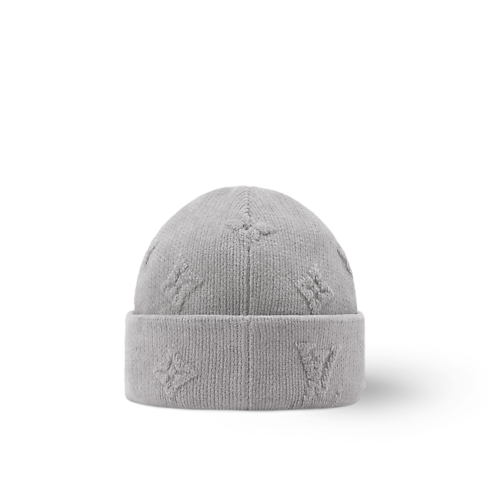 LV Crush Monogram Heritage Beanie S00 in Men's Accessories Hats, Beanies and Gloves collections by Louis Vuitton (Product zoom)