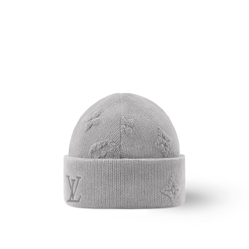 LV Crush Monogram Heritage Beanie S00 in Men's Accessories Hats, Beanies and Gloves collections by Louis Vuitton (Product zoom)