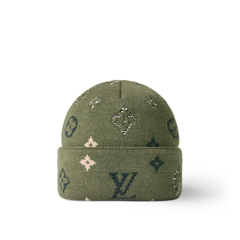 LV Crush Monogram Surplus Beanie S00 in Men's Accessories Hats, Beanies and Gloves collections by Louis Vuitton (Product zoom)