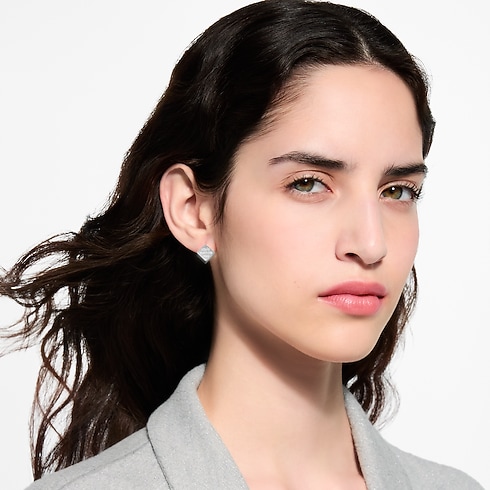 LV Cube Earrings Silver S00 in Women's Fashion Jewellery Earrings collections by Louis Vuitton (Product zoom)