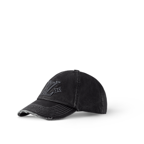 LV Denim Washed Cap S00 in Men's Accessories Hats, Beanies and Gloves collections by Louis Vuitton (Product zoom)