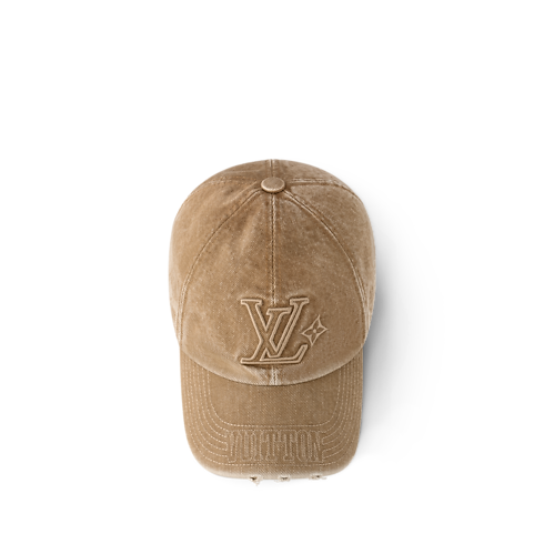 LV Denim Washed Cap S00 in Men's Accessories Hats, Beanies and Gloves collections by Louis Vuitton (Product zoom)