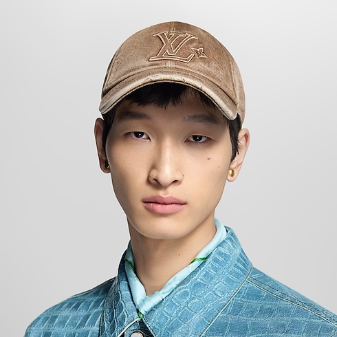 LV Denim Washed Cap S00 in Men's Accessories Hats, Beanies and Gloves collections by Louis Vuitton (Product zoom)