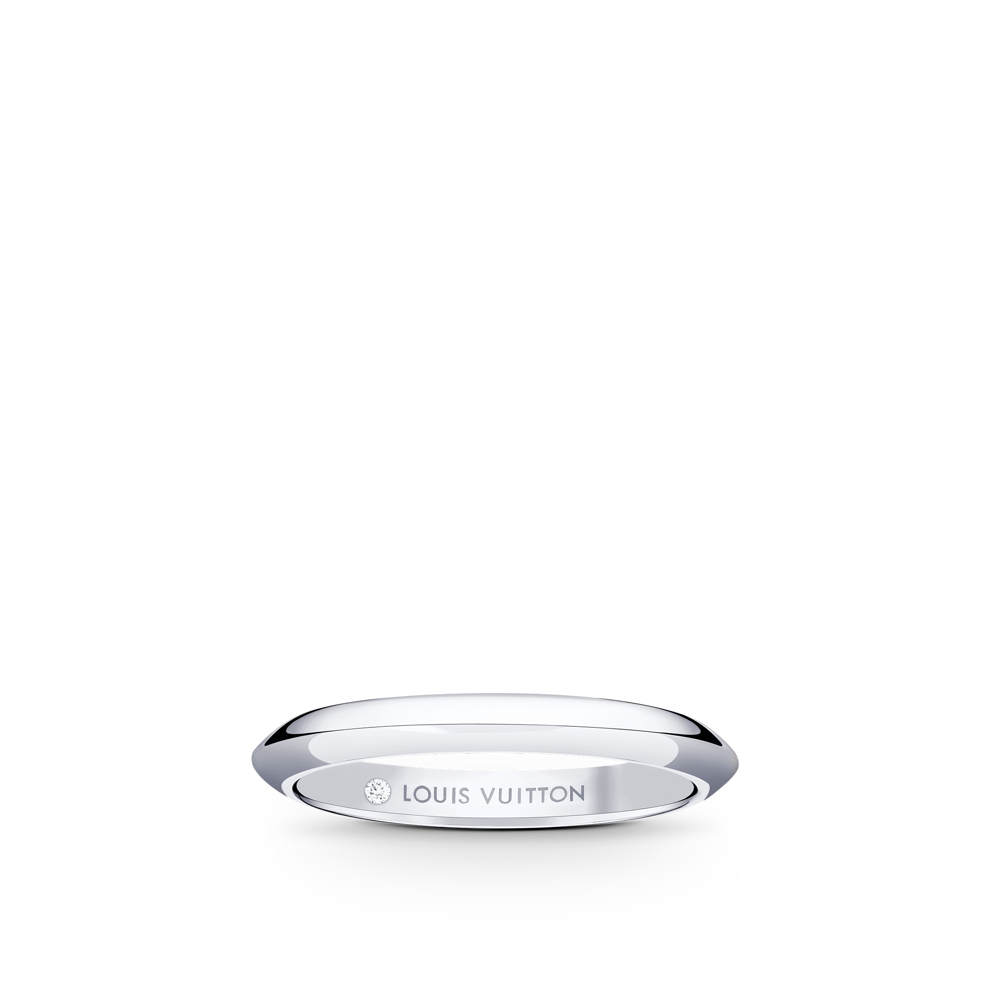 LV Diamonds 2.5mm  Wedding Band, Platinum  in Jewellery
