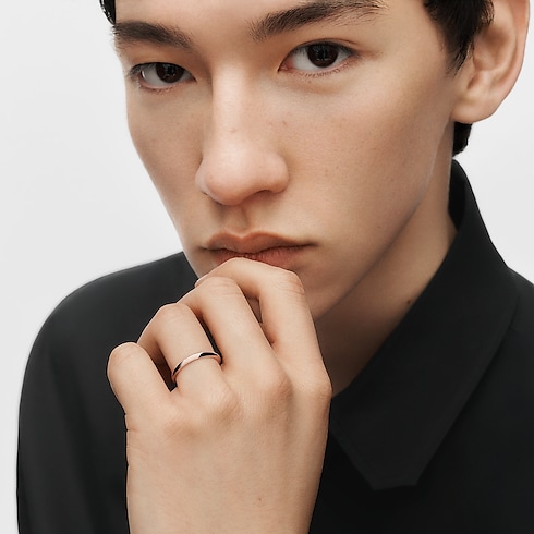 LV Diamonds 2.5mm Wedding Band, Pink Gold in Jewellery's Categories Wedding Bands collections by Louis Vuitton (Product zoom)