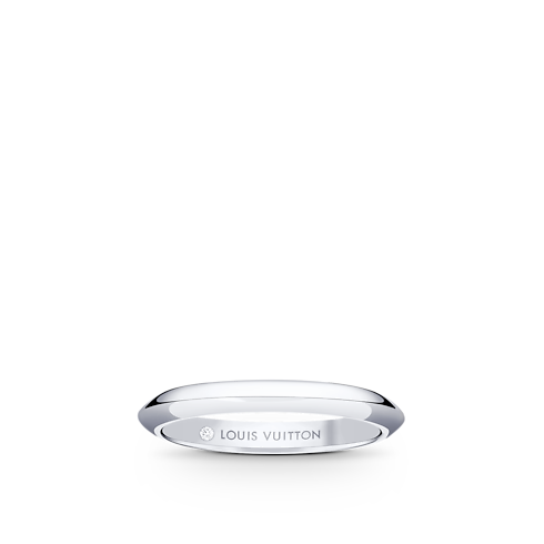 LV Diamonds 2.5mm Wedding Band, Platinum in Jewellery's Categories Wedding Bands collections by Louis Vuitton (Product zoom)