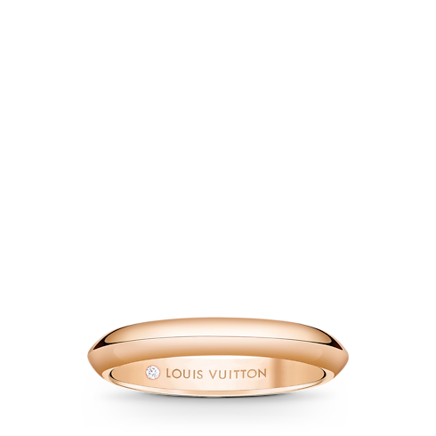 LV Diamonds 3mm Wedding Band, Pink Gold in Jewellery's Categories Wedding Bands collections by Louis Vuitton (Product zoom)