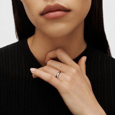 LV Diamonds 4mm Wedding Band, Pink Gold in Jewellery's Categories Wedding Bands collections by Louis Vuitton (Product zoom)