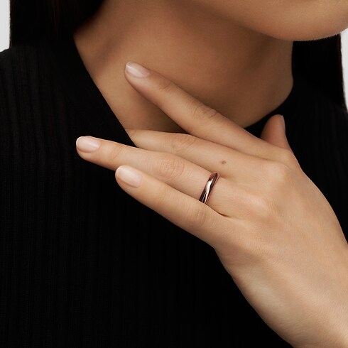 LV Diamonds 4mm Wedding Band, Pink Gold in Jewellery's Categories Wedding Bands collections by Louis Vuitton (Product zoom)