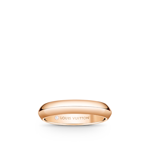 LV Diamonds 4mm Wedding Band, Pink Gold in Jewellery's Categories Wedding Bands collections by Louis Vuitton (Product zoom)