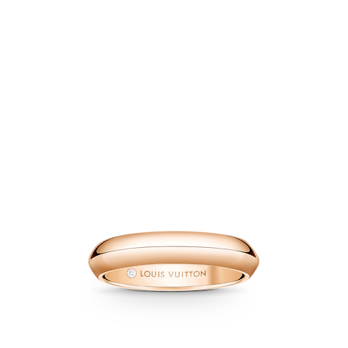 LV Diamonds 4mm Wedding Band, Pink Gold in Jewellery's Categories Wedding Bands collections by Louis Vuitton (Product zoom)