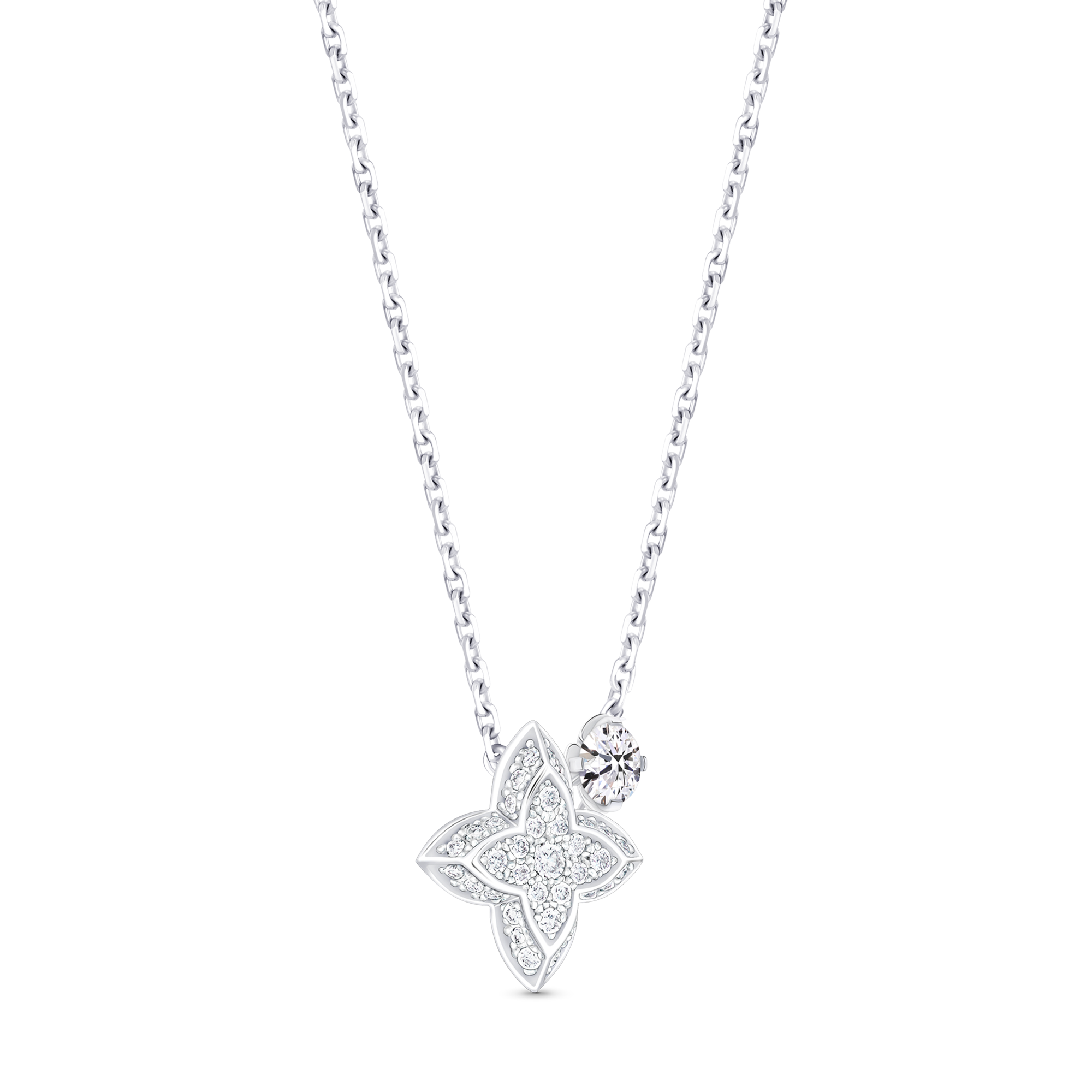 LV Diamonds Double Pendant, Round Brilliant cut  in Jewellery